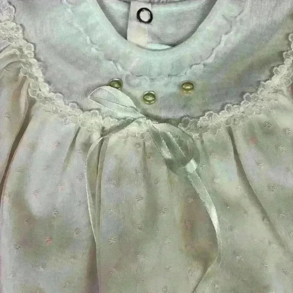 Dapper Do Vintage Nylon Dress in Pink Size 6-12 months